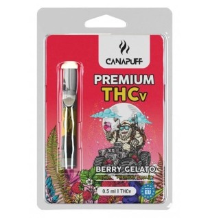 CanaPuff CanaPuff THCV-Kartusche BERRY GELATO, THCV 79 %, 0,5 ml