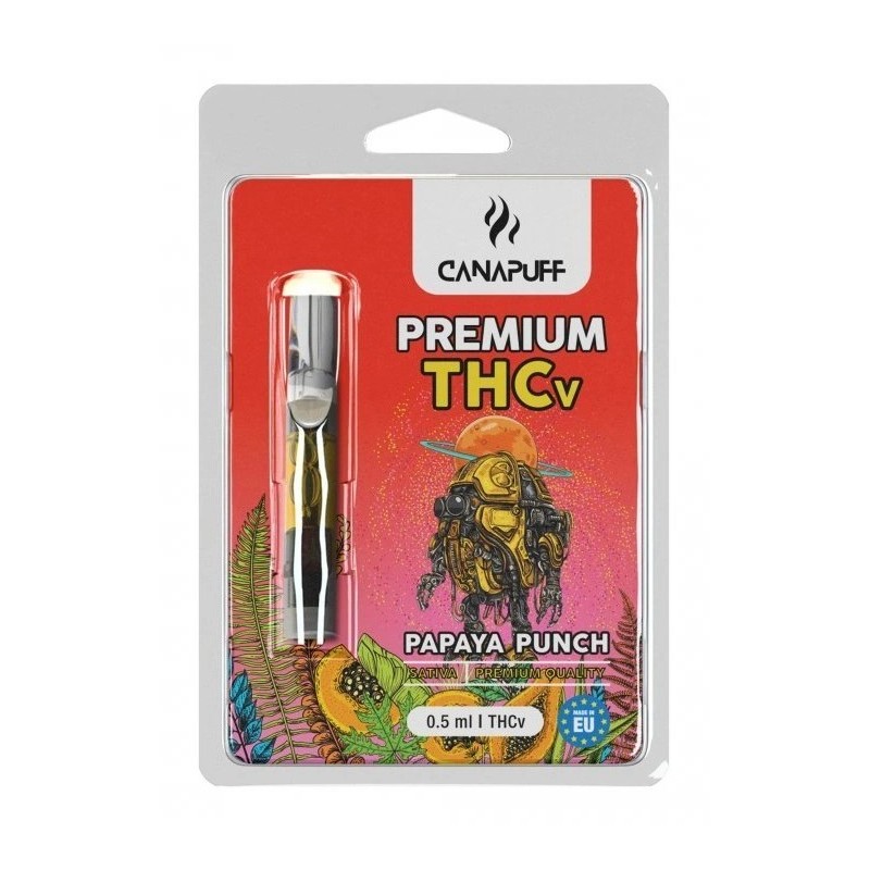 CanaPuff THCV-Kartusche PAPAYA PUNCH, THCV 79 %, 0,5 ml