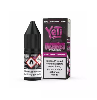 Yeti Overdosed Nic Salt - Frosty Pink Lemonade