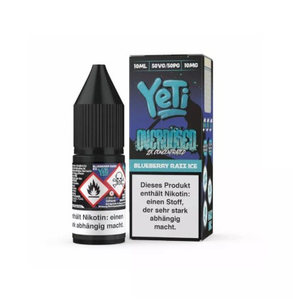 Yeti Yeti Overdosed Nic Salt - Blue Sour Razz