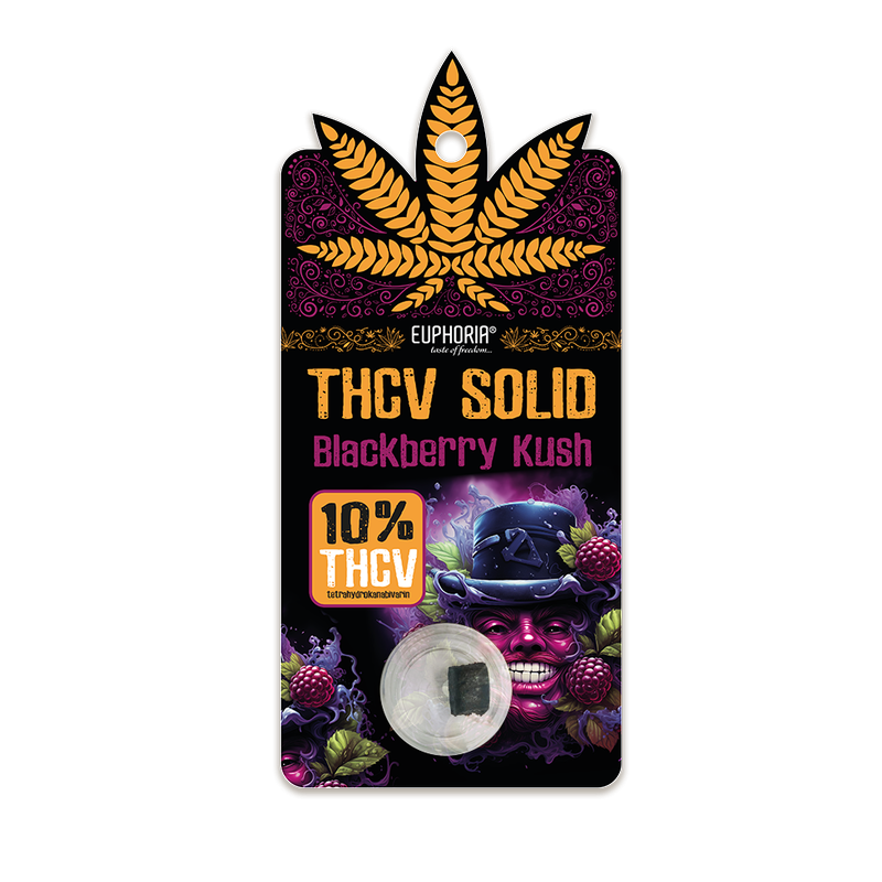 Euphoria THCV Solid Blackberry Kush 1 g, THCV 10 %