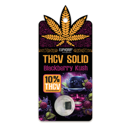 Euphoria THCV Solid Blackberry Kush 1 g, THCV 10 %