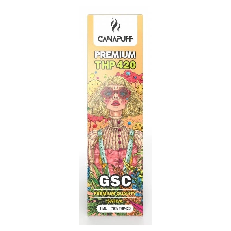 CanaPuff THP420 Einweg-Vape-Pen GSC, THP420 79 %, 1 ml