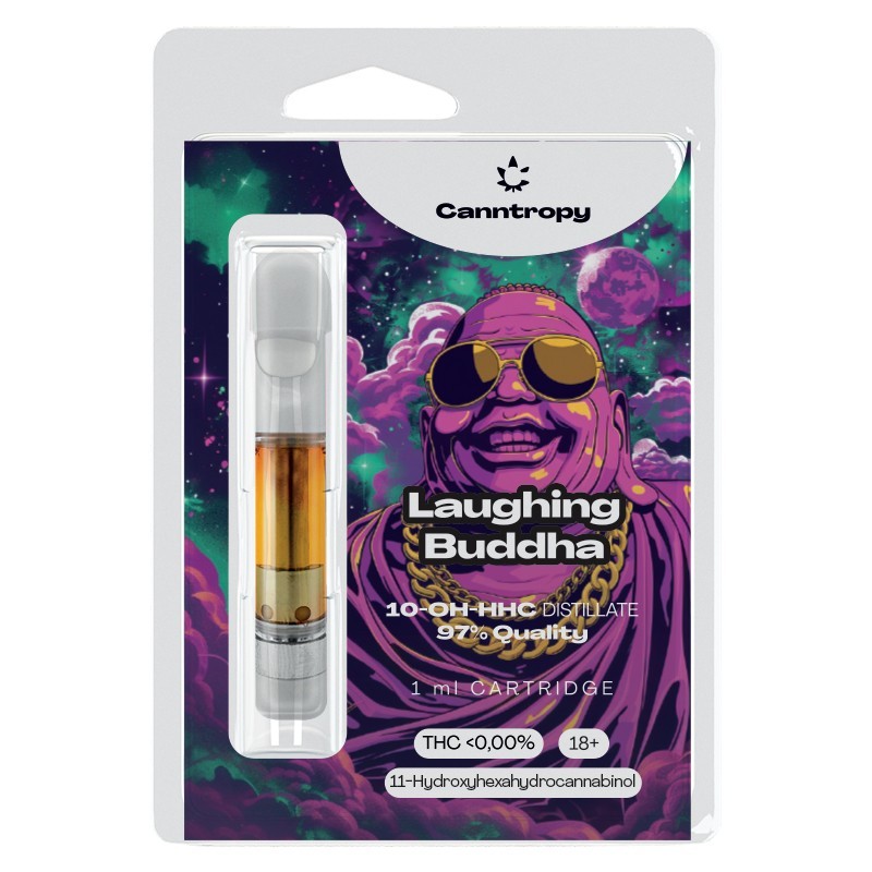 Canntropy 10-OH-HHC Kartusche Lachender Buddha, 10-OH-HHC 97% Qualität, 1 ml