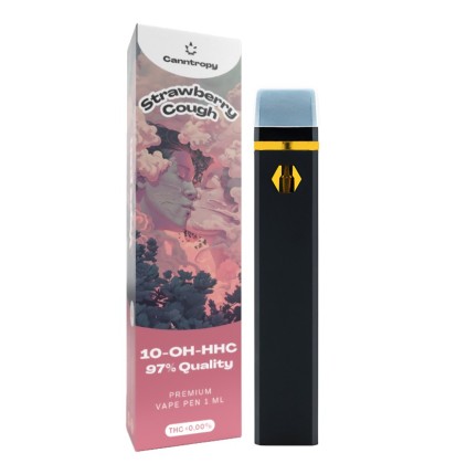 Canntropy 10-OH-HHC Vape Pen Strawberry Cough, 10-OH-HHC 97% Qualität, 1ml