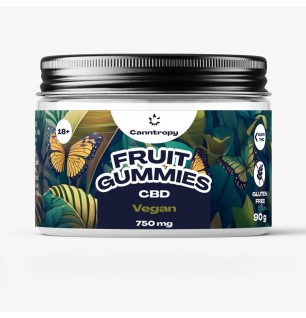 Canntropy Canntropy CBD Fruchtgummis Vegan, 30 Stück x 25 mg, 750 mg C