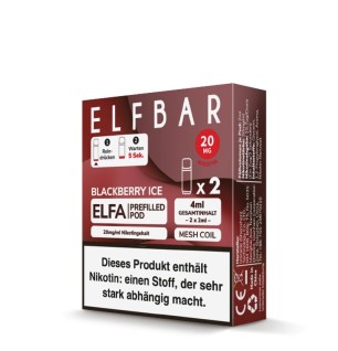 ELF Bar - ELFA ELF Bar - ELFA - Prefilled Pods (2 Stück) - Blackberry 