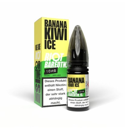 Riot Salt - BAR EDTN - Banana Kiwi Ice - Nikotinsalz - 10ml