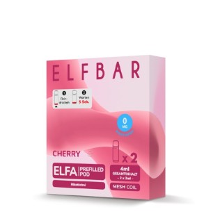 ELF Bar - ELFA ELF Bar - ELFA - Prefilled Pods (2 Stück) - Cherry - Ni