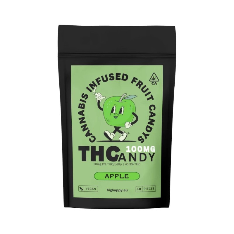 THCandy | Apple 100mg | Cannabis Infused Gummies