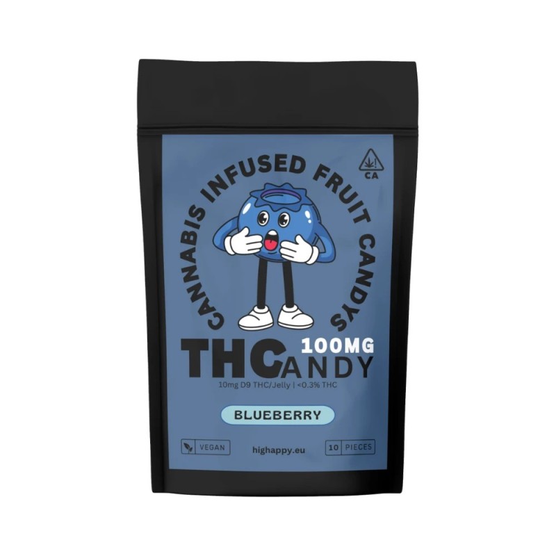 THCandy | Blueberry 100mg | Cannabis Infused Gummies