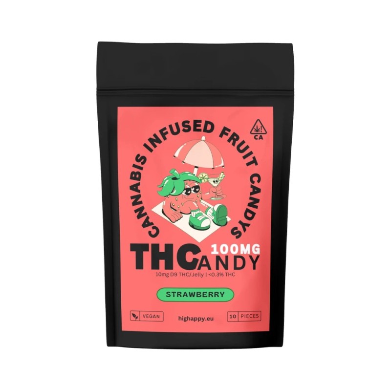 THCandy | Strawberry 100mg | Cannabis Infused Gummies