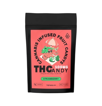 THCandy | Strawberry 100mg | Cannabis Infused Gummies