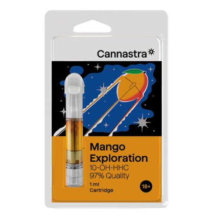 Cannastra 10-OH-HHC Kartusche Mango Exploration, 10-OH-HHC 97% Qualität, 1 ml