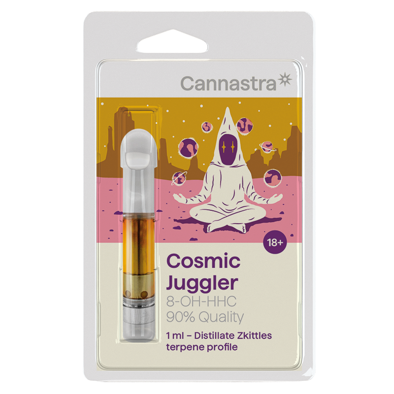 Cannastra 8-OH-HHC Kartusche Cosmic Jugler (Zkittles), 8-OH-HHC 90% Qualität, 1 ml