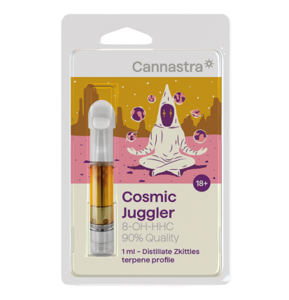 Cannastra 8-OH-HHC Kartusche Cosmic Jugler (Zkittles), 8-OH-HHC 90% Qualität, 1 ml