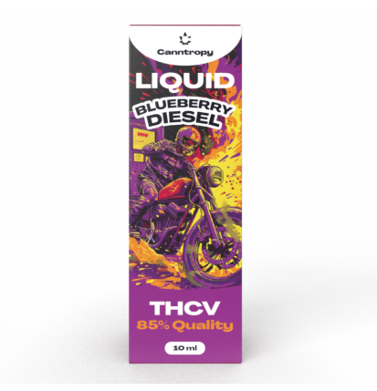 Canntropy THCV Liquid Blueberry Diesel, THCV 85% Qualität, 10 ml