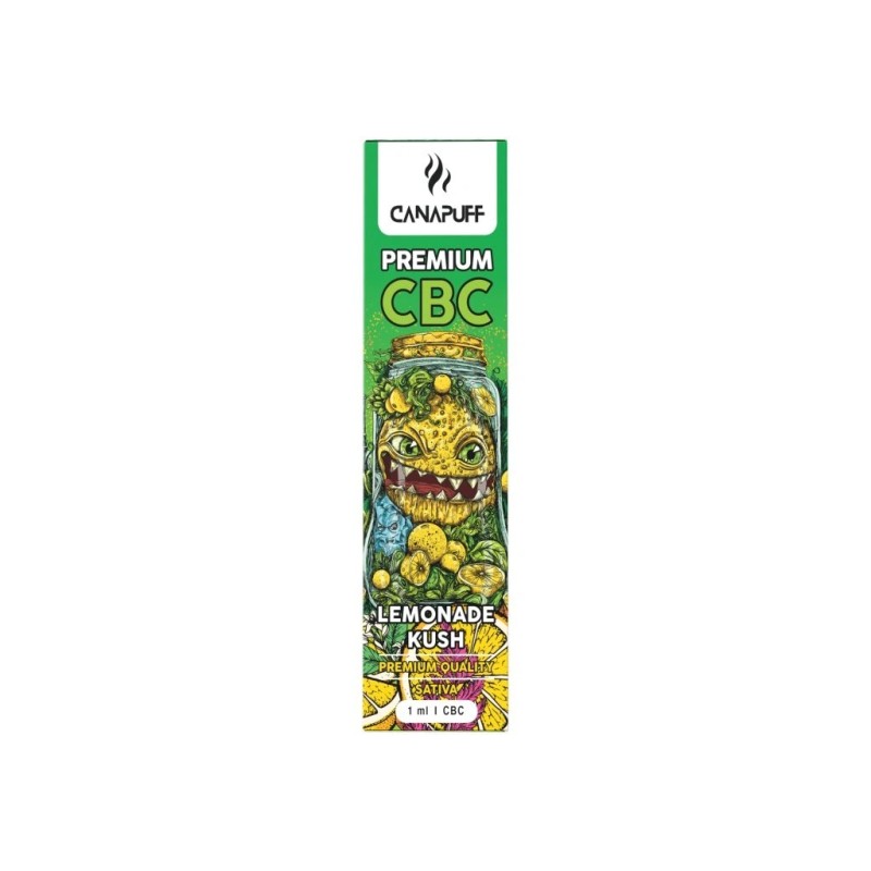 CanaPuff CBC Einweg-Vape-Pen Lemonade Kush, CBC 79%, 1 ml