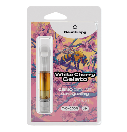 Canntropy CBNO Kartusche White Cherry Gelato, CBNO 94% Qualität, 1 ml