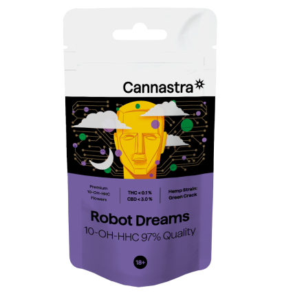 Cannastra 10-OH-HHC Flower Robot Dreams 97 % Qualität, 1 g - 100 g