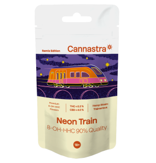 Cannastra Cannastra 8-OH-HHC Blüte Neon Train 90 % Qualität, 1 g - 100