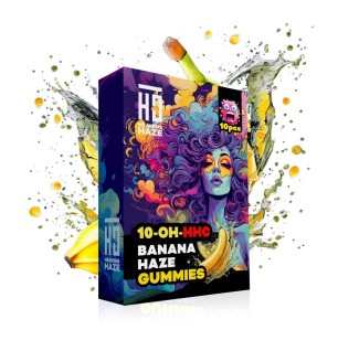 Heavens Haze Heavens Haze 10-OH-HHC Gummies Banana Haze, 10 Stück