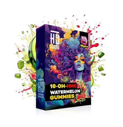 Heavens Haze Heavens Haze 10-OH-HHC Gummies Wassermelone, 10 Stück