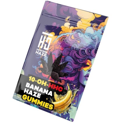 Heavens Haze Heavens Haze 10-OH-HHC Gummies Banana Haze, 3 Stück