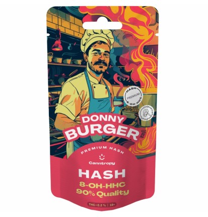 Canntropy 8-OH-HHC Hash Donny Burger, 8-OH-HHC 90% Qualität, 1 g - 100 g