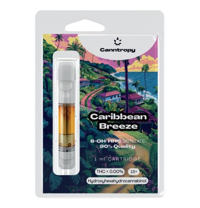 Canntropy 8-OH-HHC Kartusche Caribbean Breeze, 8-OH-HHC 90% Qualität, 1 ml