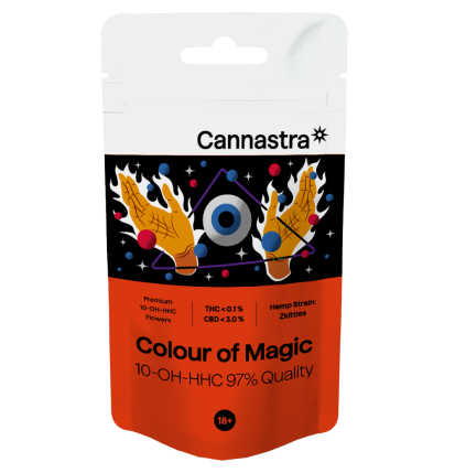 Cannastra Cannastra 10-OH-HHC Blütenfarbe der Magie 97 % Qualität, 1 g