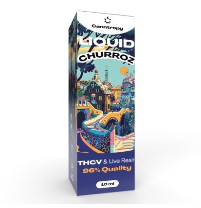 Canntropy THCV Liquid Churroz Live Resin Terpene, THCV 96 % Qualität, 10 ml