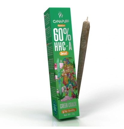 CanaPuff CanaPuff HHCA Preroll Green Crack, HHCA 60 %, 2 g