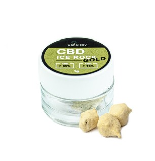 Canalogy Canalogy CBD IceRock Gold 60 % CBD, 15 % CBG, 1 -2 g