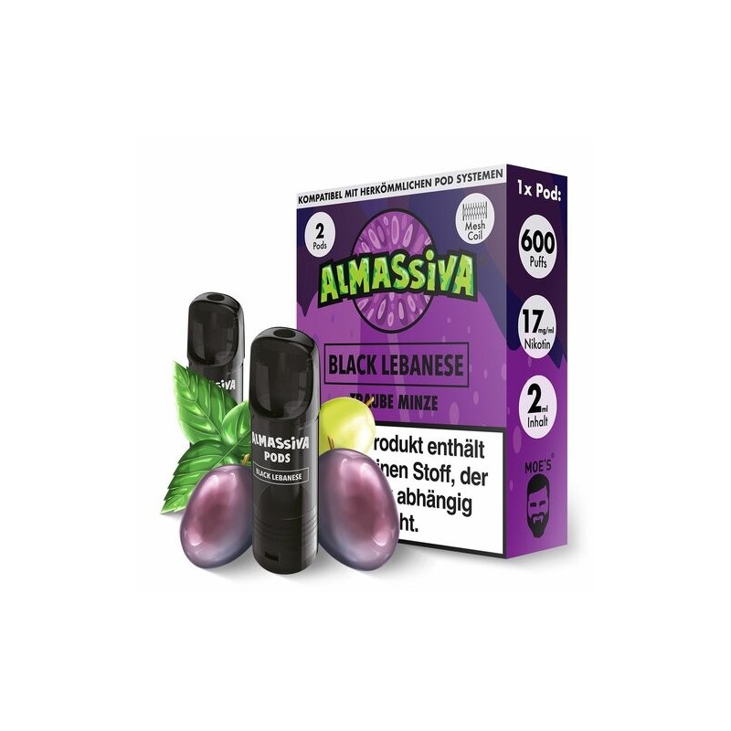 Al Massiva - Prefilled Pods (2 Stück) - Black Lebanese - 17mg/ml