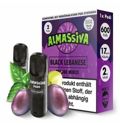 Al Massiva - Prefilled Pods (2 Stück) - Black Lebanese - 17mg/ml