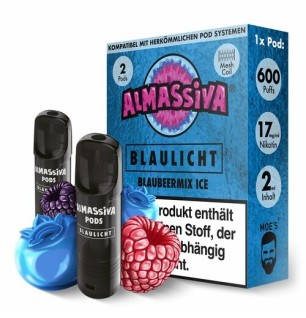 Al Massiva Al Massiva - Prefilled Pods (2 Stück) - Blaulicht - 17mg/ml