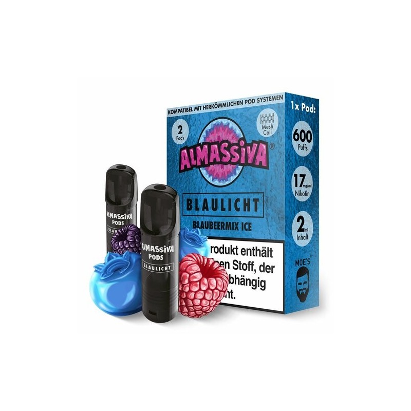 Al Massiva - Prefilled Pods (2 Stück) - Blaulicht - 17mg/ml