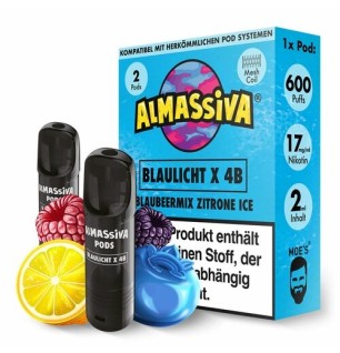 Al Massiva Al Massiva - Prefilled Pods (2 Stück) - Blaulicht X 4B - 17