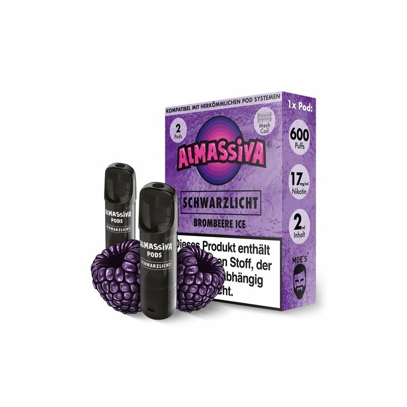 Al Massiva - Prefilled Pods (2 Stück) - Schwarzlicht - 17mg/ml