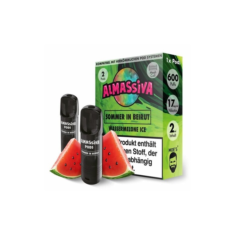 Al Massiva - Prefilled Pods (2 Stück) - Sommer in Beirut - 17mg/ml