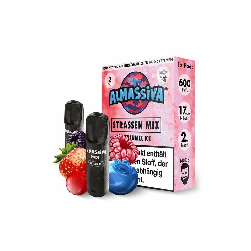 Al Massiva - Prefilled Pods (2 Stück) - Strassen Mix - 17mg/ml