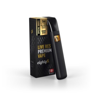 Eighty8 Eighty8 CBD Live Resin Vape Bubba Kush, 92 % CBD, 2 ml