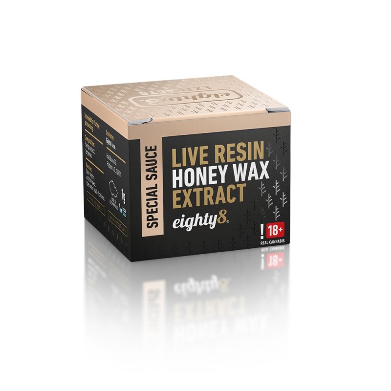 Eighty8 CBD Live Resin Honigwachs Extrakt, 65 % CBD, 1 g