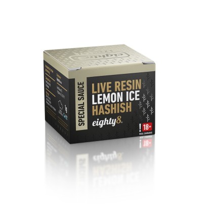 Eighty8 Eighty8 CBD Live Resin Lemon Ice Haschisch, 50 % CBD, 1 g