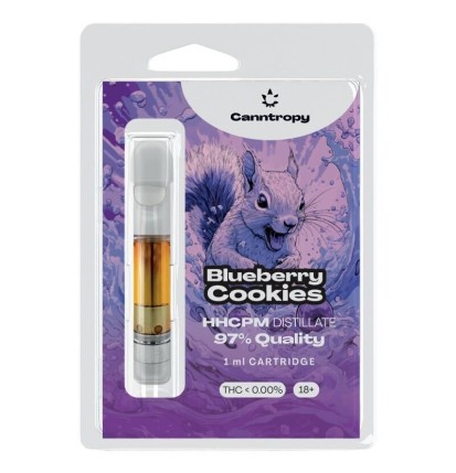 Canntropy HHCPM Kartusche Blueberry Cookies, HHCPM 97% Qualität, 1 ml