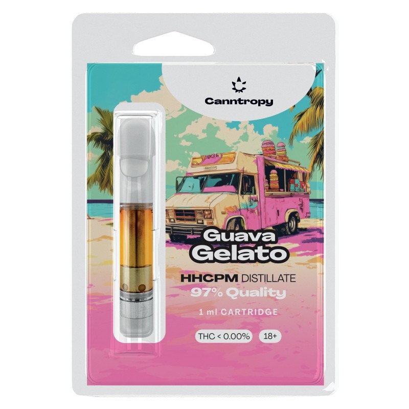 Canntropy HHCPM-Kartusche Guava Gelato, HHCPM 97% Qualität, 1 ml