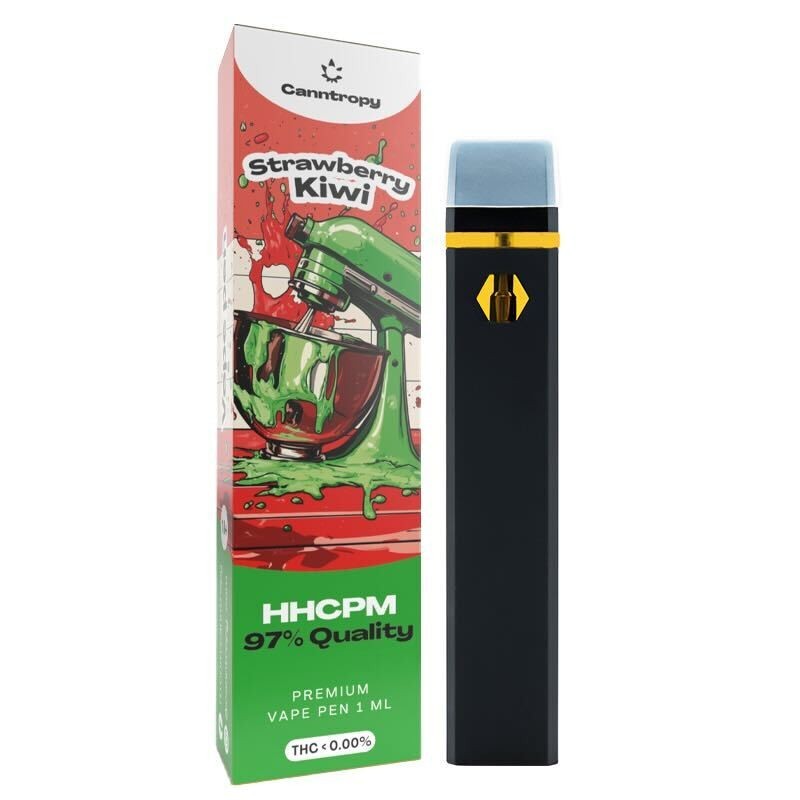 Canntropy HHCPM Vape Pen Erdbeere Kiwi, HHCPM 97% Qualität, 1 ml