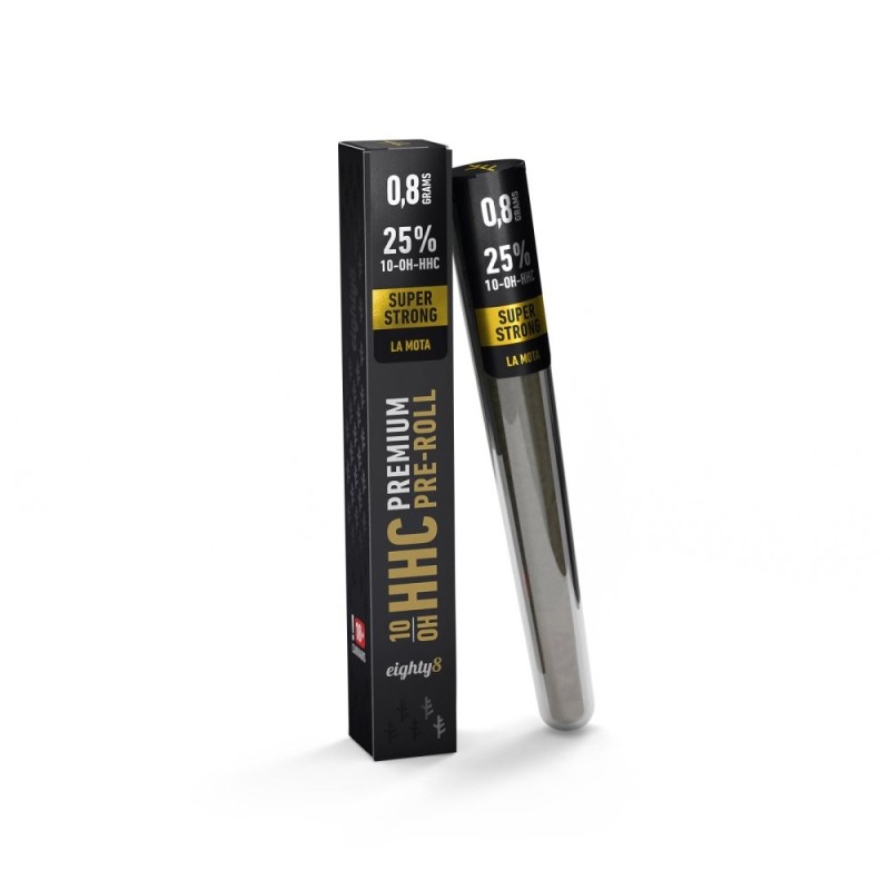 Eighty8 10-OH-HHC Preroll Super Strong La Mota, 25 % 10-OH-HHC, 0,8 g