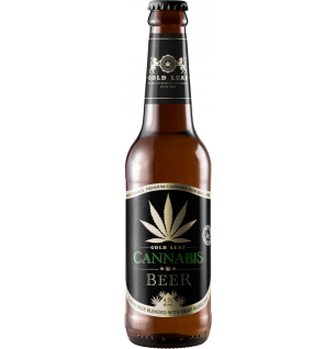 Euphoria Cannabis Gold Leaf Beer (330 ml) - Karton (24 Flaschen)